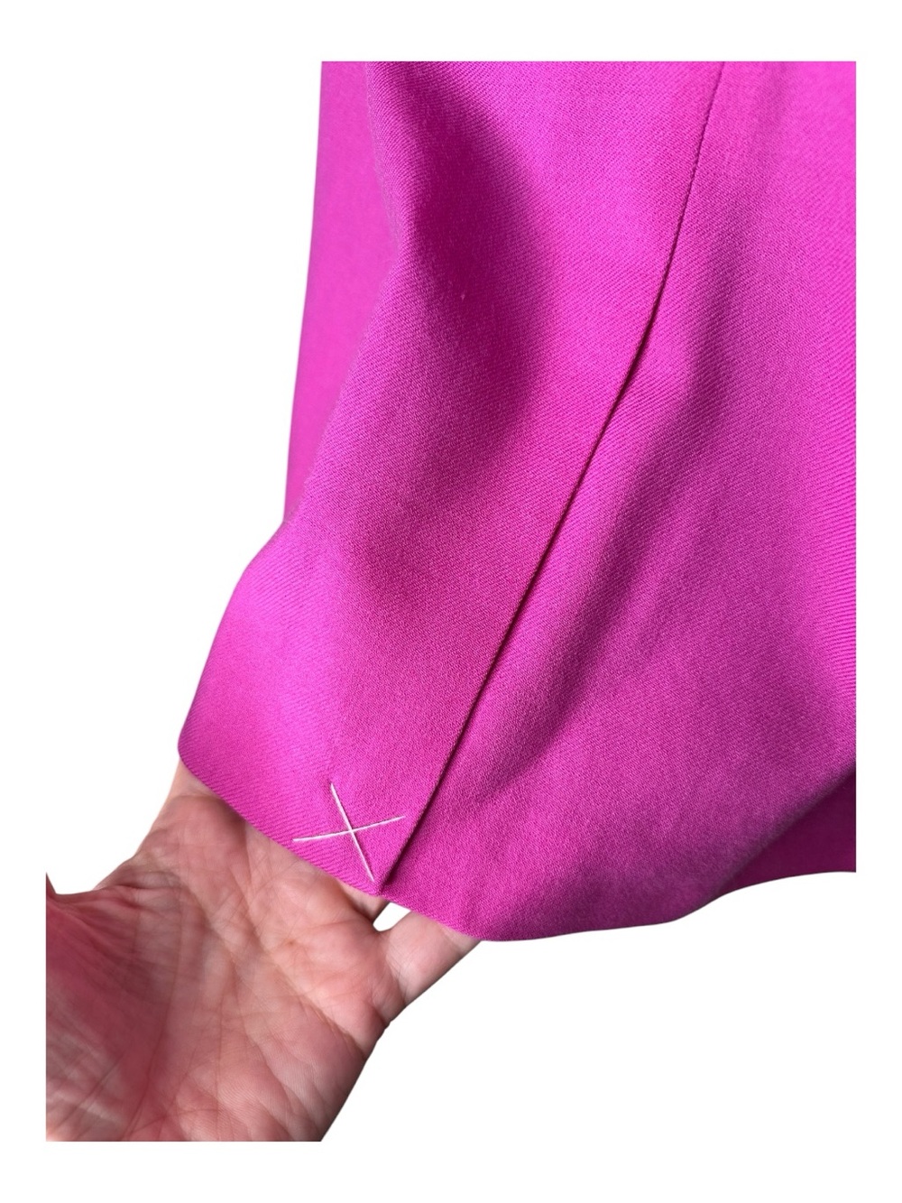 J. Crew Parke Blazer In Wool Flannel Size 6 Vintage Fuschia New - Picture 8 of 11
